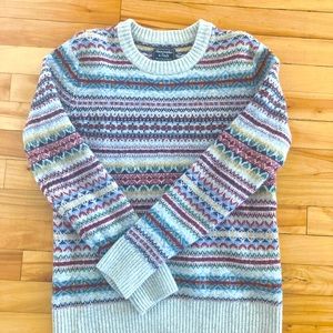 Merino blend multicolor sweater